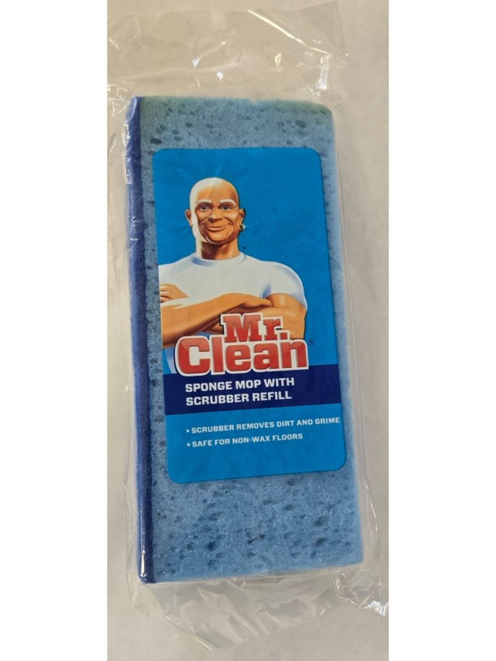 Mr Clean Sponge Mop With Scrubber Refill Replacement Cleaning Supplies